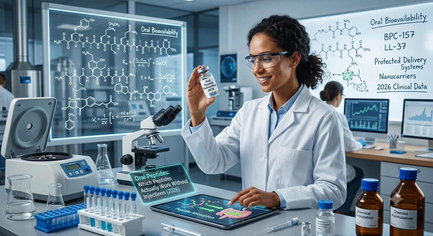 Oral Peptides: Which Peptides Actually Work Without Injections (2026)