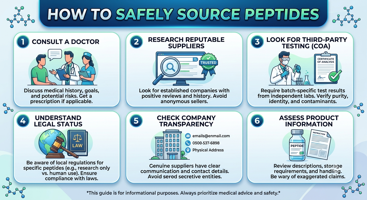 How to Safely Source Peptides